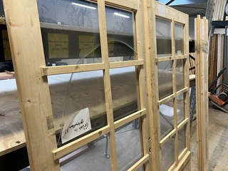 Vuren dubbel deurkozijn Hillhout